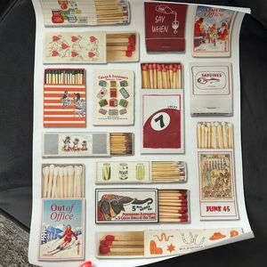 Small match art print